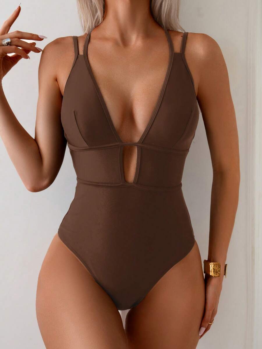 Maiô Deep Cut Elegance