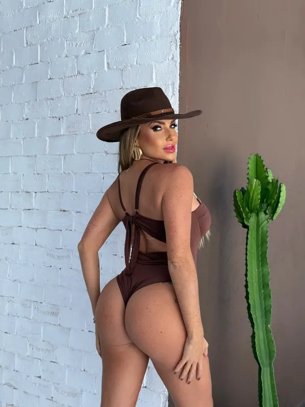 Body Maiô Feminino Elegante Blogueira