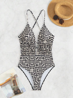Maiô Geometric Chic