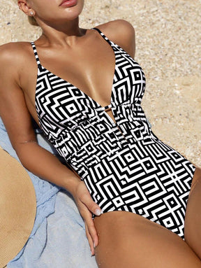 Maiô Geometric Chic