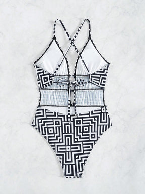 Maiô Geometric Chic