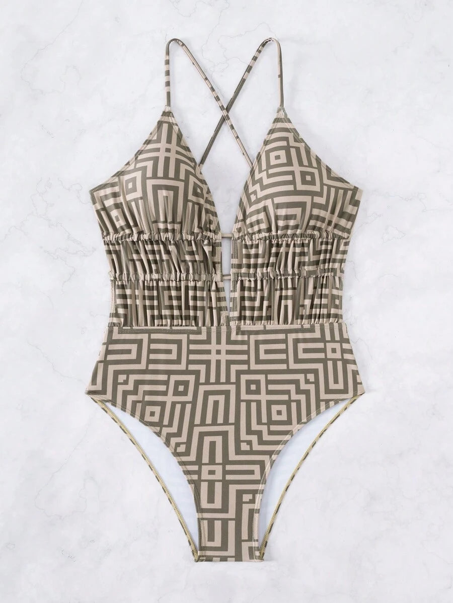 Maiô Geometric Chic