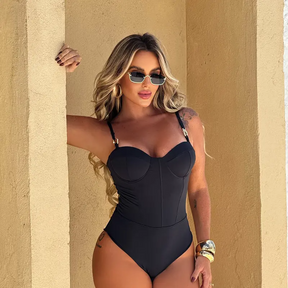 Body Maiô Feminino Elegante Blogueira